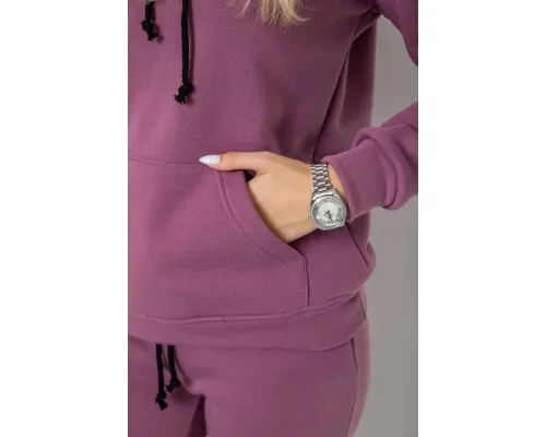 Спорт костюм жіночий на флісі, колір сливовий, 241R1530