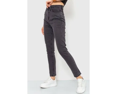 Джинси жіночі skinny, колір темно-сірий, 186R0029