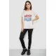 Футболка жіноча з принтом, колір молочний, 244RW532