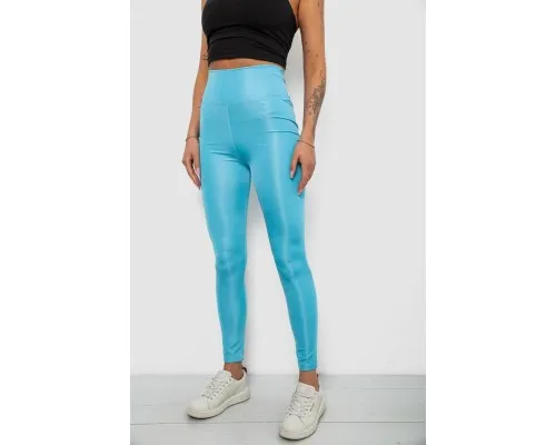 Лосини жіночі однотонні  -уцінка, колір блакитний, 214R155-1-U-2