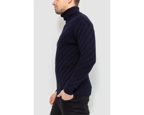 Гольф чоловічий, колір темно-синій, 161R696