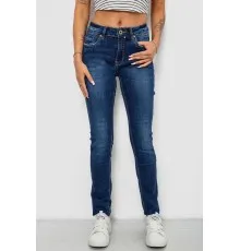Джинси жіночі однотонні Skinny, колір синій, 244RNL2040