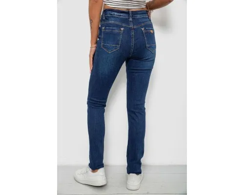Джинси жіночі однотонні Skinny, колір синій, 244RNL2040