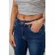 Джинси жіночі однотонні Skinny, колір синій, 244RNL2040