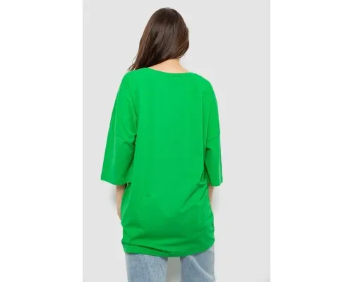 Футболка жіноча з принтом, колір зелений, 244R3015