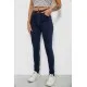 Джинси жіночі однотонні Skinny, колір синій, 244R502-5