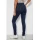 Джинси жіночі однотонні Skinny, колір синій, 244R502-5
