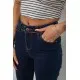 Джинси жіночі однотонні Skinny, колір синій, 244R502-5