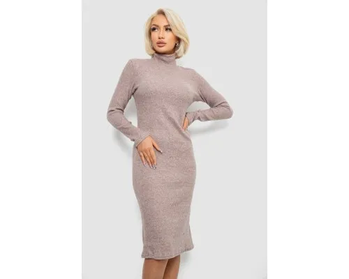 Сукня повсякденна утеплена, колір мокко, 257R115