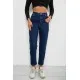 Джинси жіночі однотонні Skinny Fit, колір синій, 244R5279