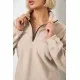 Спортивний костюм жіночий на флісі, колір бежевий, 241R2007
