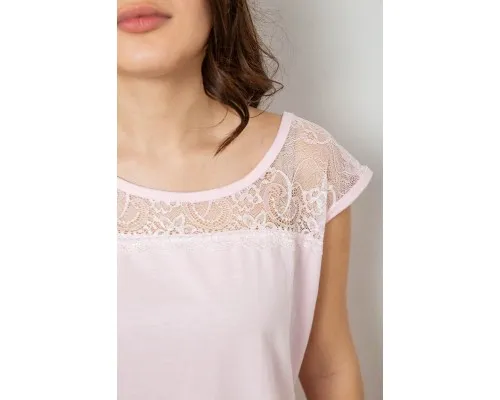 Жіноча піжама з принтом  -уцінка, колір рожевий, 243R1602-010-U-35