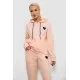 Спортивний костюм жіночий двонитка  уцінка, колір персиковий, 214R1419-004-U-5