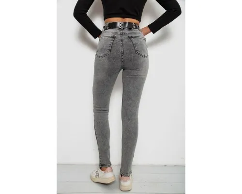 Джинси жіночі Skinny, колір сірий, 244R00624