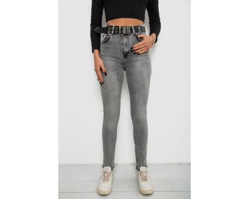 Джинси жіночі Skinny, колір сірий, 244R00624