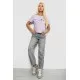 Футболка жіноча з принтом, колір бузковий, 221R5178