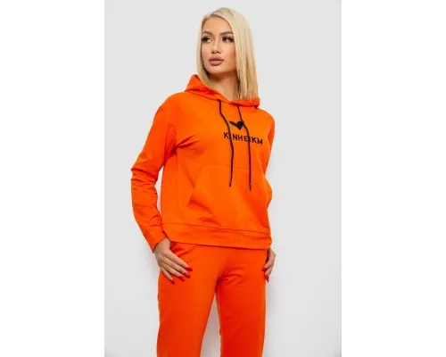 Спортивний костюм жіночий двонитка  уцінка, колір помаранчевий, 214R1419-007-U-17