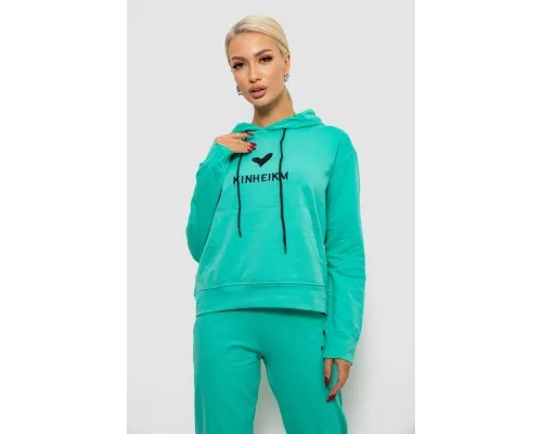 Спортивний костюм жіночий двонитка, колір м'ятний, 214R1419-007