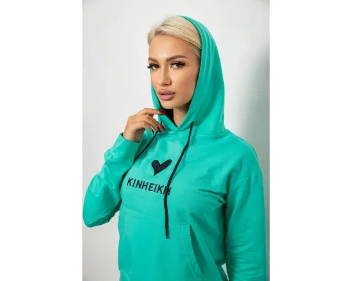 Спортивний костюм жіночий двонитка, колір м'ятний, 214R1419-007