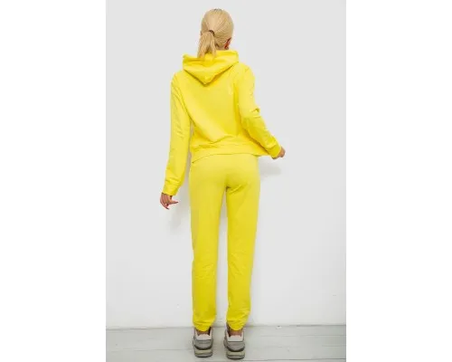Спортивний костюм жіночий двонитка, колір жовтий, 214R1419-007