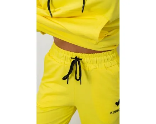 Спортивний костюм жіночий двонитка, колір жовтий, 214R1419-007