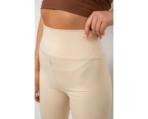 Лосини жіночі однотонні  -уцінка, колір бежевий, 214R155-U-21