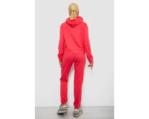 Спортивний костюм жіночий двонитка  уцінка, колір кораловий, 214R1419-007-U-34