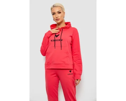 Спортивний костюм жіночий двонитка  уцінка, колір кораловий, 214R1419-007-U-39