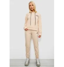 Спортивний костюм жіночий двонитка  уцінка, колір бежевий, 214R1419-005-U-19