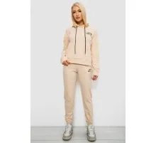 Спортивний костюм жіночий двонитка  уцінка, колір бежевий, 214R1419-005-U-21