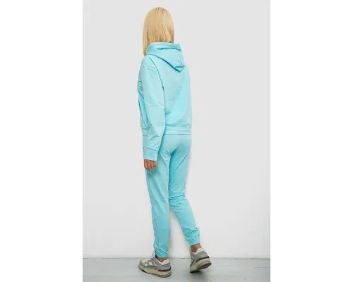 Спортивний костюм жіночий двонитка  уцінка, колір блакитний, 214R1419-007-U-35