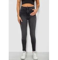 Джинси жіночі однотонні Skinny, колір сірий, 244RS123