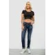 Джинси жіночі однотонні Skinny, колір синій, 244RSH9518