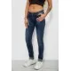Джинси жіночі однотонні Skinny, колір синій, 244RSH9518