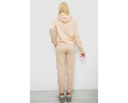 Спортивний костюм жіночий двонитка  уцінка, колір бежевий, 214R1419-006-U-20