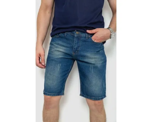 Шорти чоловічі джинсові, колір синій, 244RB004