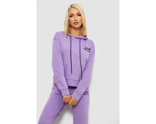 Спортивний костюм жіночий двонитка, колір бузковий, 214R1419-005