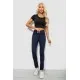 Джинси жіночі однотонні Skinny, колір синій, 244R253-10