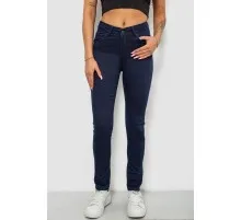 Джинси жіночі однотонні Skinny, колір синій, 244R253-10