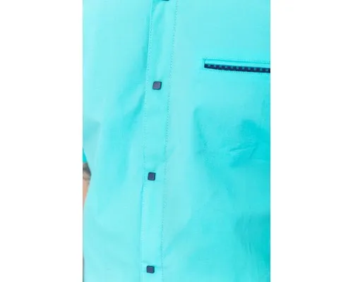 Сорочка чоловіча класична   -уцінка, колір бірюзовий, 214R7115-U-3