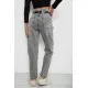 Джинси жіночі однотонні Baggy Papei, колір сірий, 244R00158