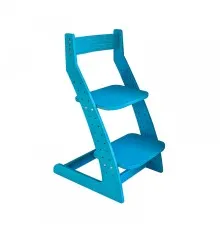 Cиній дитячий стілець з регулюванням сидіння