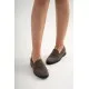 Жіночі коричневі замшеві туфлі